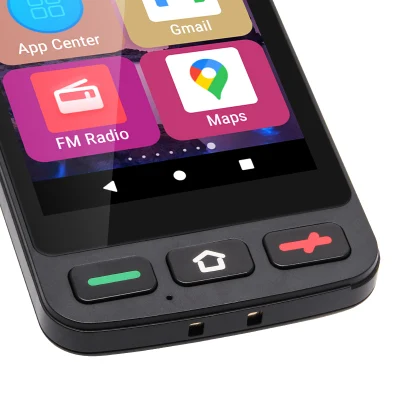 Smartphone Sos Android 4G pour Personnes Âgées avec Torche
